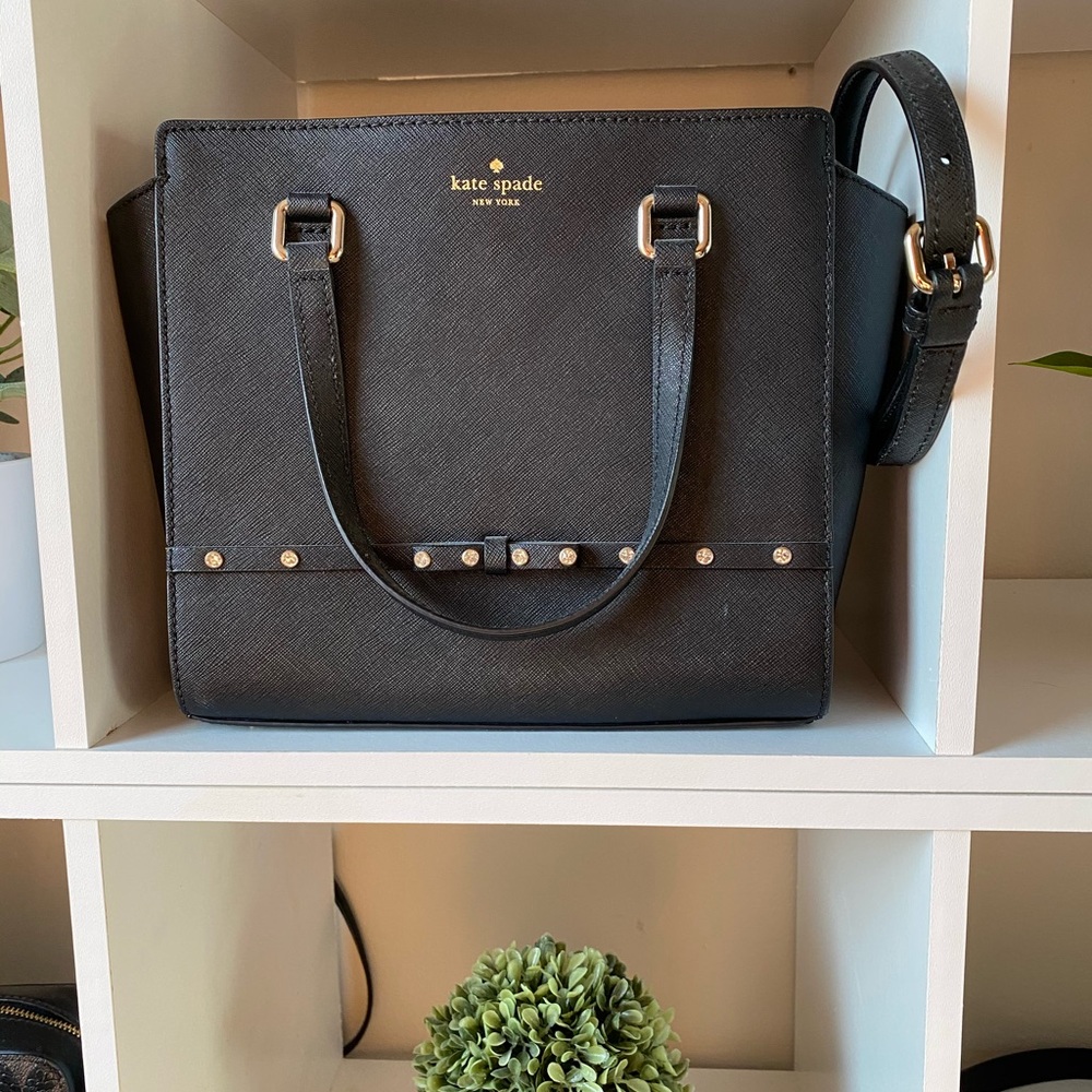 Kate spade Laurel Way Jeweled handles small satche